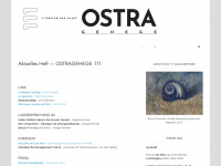 ostra-gehege.de Webseite Vorschau