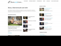 bluesandmore.de Webseite Vorschau