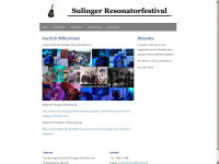 resonator-festival.de Webseite Vorschau