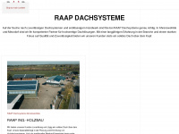 raap-dachsysteme.de Webseite Vorschau
