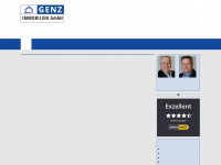 genz-immobilien.de Webseite Vorschau