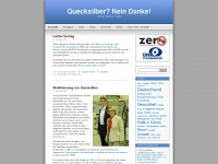 quecksilber.wordpress.com Webseite Vorschau