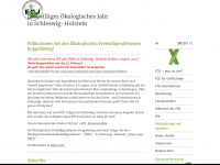 oeko-jahr.de Webseite Vorschau