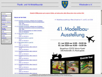 modellbauclub-wiesbaden.de Webseite Vorschau