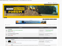 bouwmachineforum.nl Webseite Vorschau