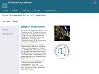 atf.hs-mannheim.de Webseite Vorschau
