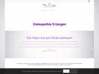 osteopathie-erlangen.com Webseite Vorschau