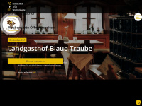 landgasthof-blauetraube.de Webseite Vorschau