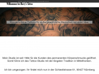 harrys-tattoo.de Webseite Vorschau