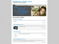 kreatives-chaos.com Webseite Vorschau