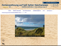 sylt.sylter-deichwiesen.de Webseite Vorschau