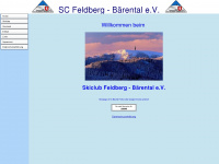 sc-feldberg-baerental.de Webseite Vorschau