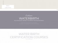 waterbirth.org Webseite Vorschau