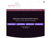 activebirthcentre.com Webseite Vorschau