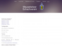 meuselwitzer-schachverein.de Webseite Vorschau