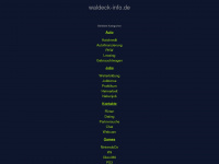 waldeck-info.de Webseite Vorschau