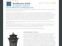 briefkasten-antik.de Webseite Vorschau