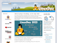 linuxday.at Webseite Vorschau