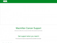 macmillan.org.uk Webseite Vorschau