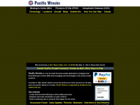 pacificwrecks.com Webseite Vorschau