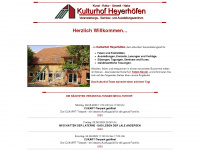 kulturhof.info Webseite Vorschau