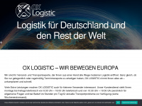 ox-logistic.de Webseite Vorschau
