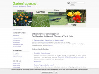 gartenfragen.net Webseite Vorschau