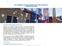 europa.ktn.gv.at Webseite Vorschau