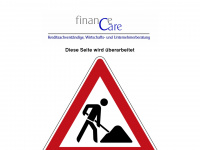 financecare.info Webseite Vorschau