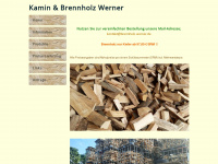brennholz-werner.de Webseite Vorschau