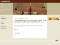 jesus-christus-kirche.de Webseite Vorschau