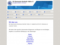germania-grefrath.de Webseite Vorschau