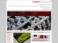 fineartprintfactory.com Webseite Vorschau