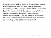 bildpunktag.ch Webseite Vorschau