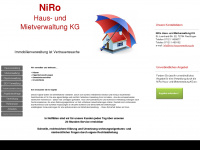 niro-hausverwaltung.de Webseite Vorschau