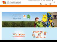 ooe.familienbund.at Webseite Vorschau