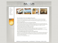 maxxum-immobilien.de Webseite Vorschau