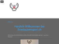 brieftaubensport.ch Webseite Vorschau