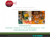 apfelhof-waehnert.de Webseite Vorschau