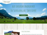 andreashof-oberstdorf.de Webseite Vorschau