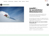 easyski.at Webseite Vorschau