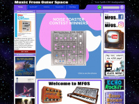 musicfromouterspace.com Webseite Vorschau