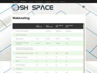 shspace.de Webseite Vorschau