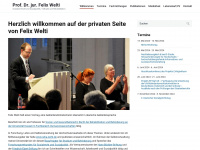 felix-welti.de Webseite Vorschau