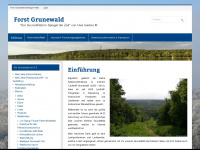forst-grunewald.de Webseite Vorschau