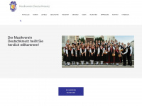 musikverein-deutschkreutz.at Webseite Vorschau