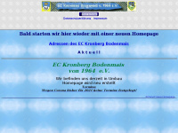 ec-kronberg-bodenmais.de Webseite Vorschau