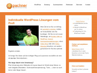 pachnerweb.at Webseite Vorschau