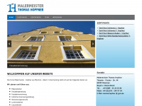 malermeister-hopfner.de Webseite Vorschau