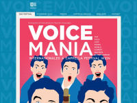 voicemania.at Webseite Vorschau